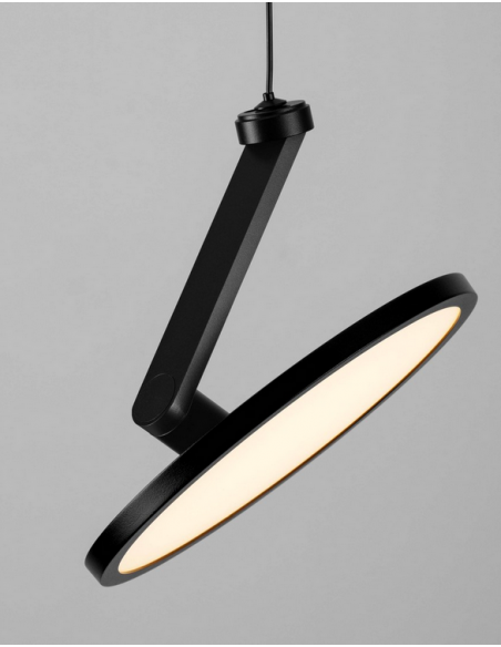 pendellampe loftlampe sort led design spisebord