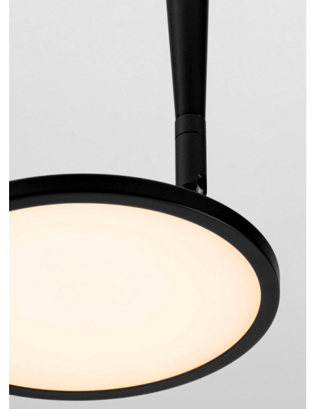 loftlampe sort led design spisebord