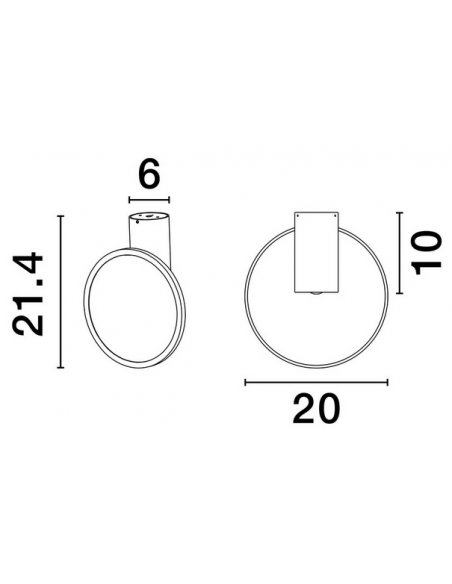 påbygningsspot sort led design