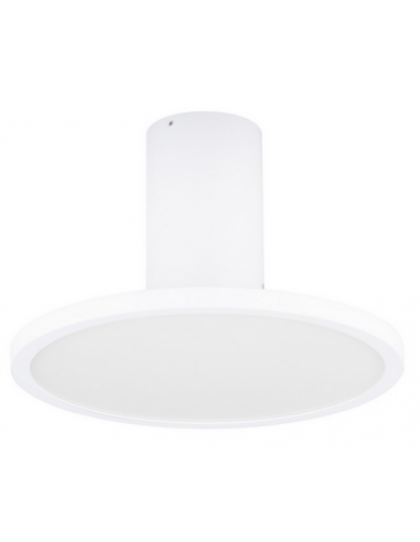 EKEI Påbygningsspot i aluminium H21,4 x Ø19,8 cm 1 x 14W LED - Mat hvid