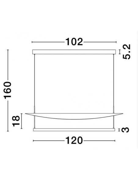 langbordspendel moderne design køkken spisebord