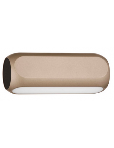 ELLI Påbygningsspot i aluminium B17 cm 11W LED - Sort/Satineret champagne beige