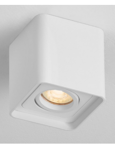 påbygningsspot hvid gu10 2