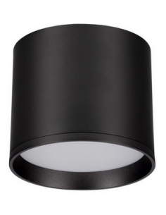 påbygningsspot sort led