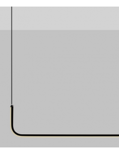 langbordspendel moderne design køkken spisebord led sort 2