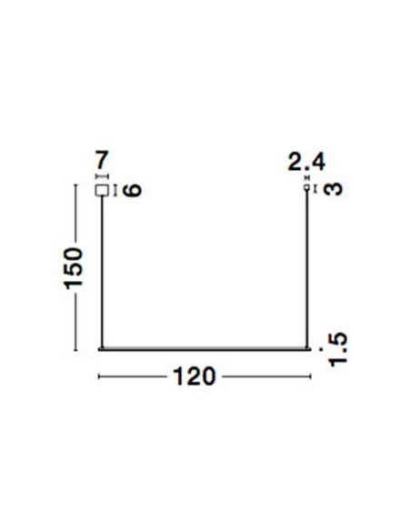 langbordspendel moderne design køkken spisebord led