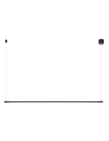 ELETTRA Langbordspendel i aluminium B120 cm 20W LED - Mat sort