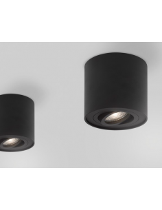 påbygningsspot sort gu10 2