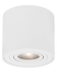 påbygningsspot hvid gu10