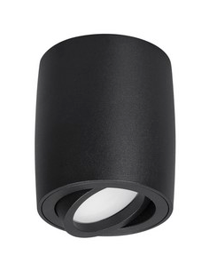 påbygningsspots sort gu10