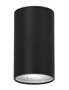 påbygningsspots sort gu10