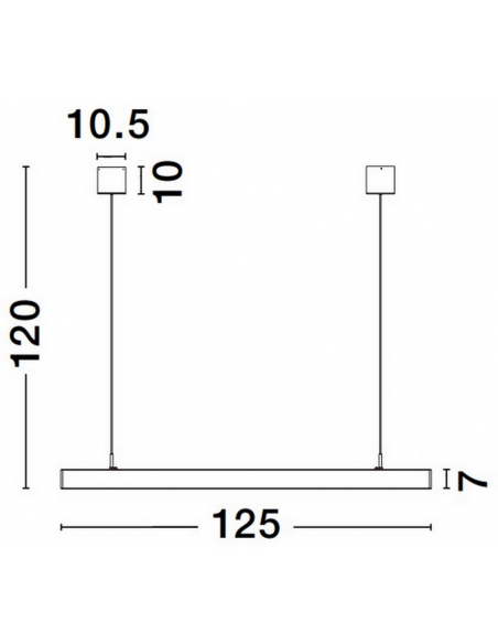 langbordspendel moderne design køkken spisebord led