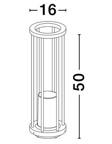 udendørs bedlamper E27 sort udendørslamper