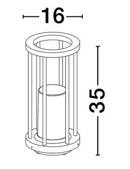 udendørs bedlamper E27 sort udendørslamper