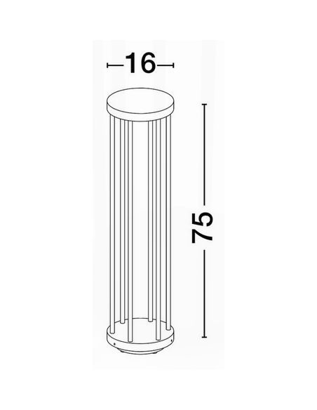 udendørs bedlamper led sort udendørslamper