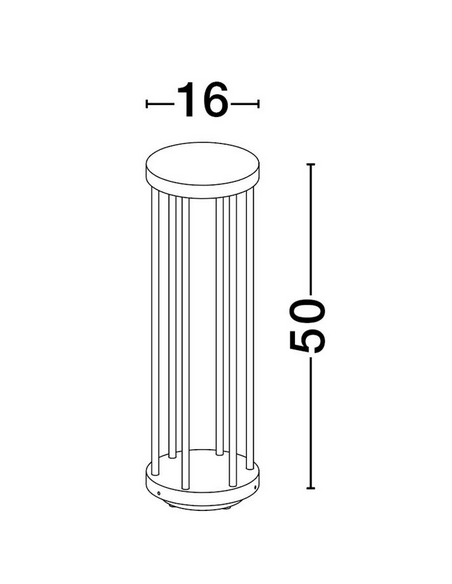 udendørs bedlamper led sort udendørslamper