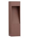 MADDI Udendørs bedlampe i aluminium H30 cm 7W LED - Mat corten