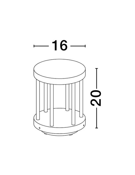 udendørs bedlamper led sort udendørslamper