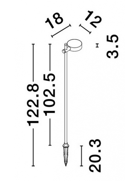 udendørs bedlamper led spyd udendørslamper sort