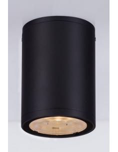 udendørs loftlamper påbygningsspots spots led sort 2