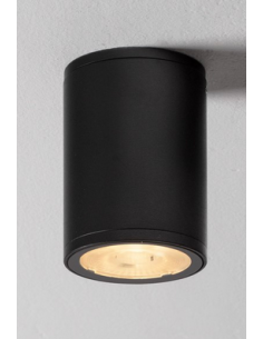 udendørs loftlamper påbygningsspots spots led sort 2