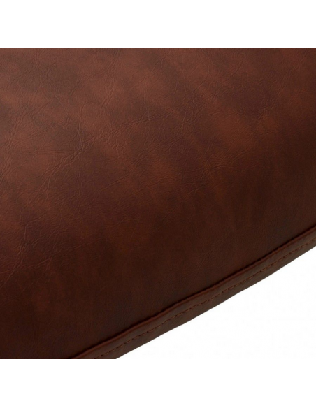 spisebordsstole med armlæn drejefod drejefunktion brun cognac læder design