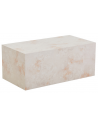 Sofabord i MDF 95 x 50 cm - Beige sandsten