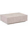 Sofabord i MDF 120 x 80 cm - Beige marmoreret