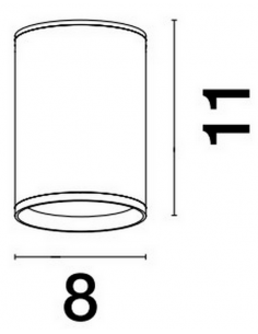 udendørs loftlamper påbygningsspots spots led sort 2