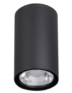 udendørs loftlamper påbygningsspots spots led sort