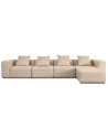 VERONA Modul XL chaiselong sofa i polyester 414 x 207 cm - Beige