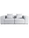 VERONA Modul 2-personers sofa i polyester 238 x 119 cm - Lysegrå