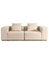 VERONA Modul 2-personers sofa i polyester 238 x 119 cm - Beige