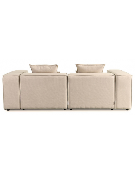 sofa modulsofa moduler beige moderne design stof