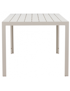 havebord billigt beige aluminium 2