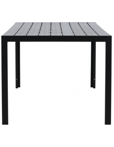 havebord billigt sort aluminium 2