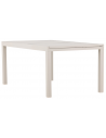 CAP Havebord med udtræk i aluminium H75 x B160 - 240 x D100 cm - Beige