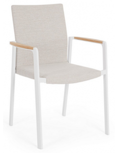 havestole hvid aluminium havemøbler