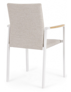 havestole hvid aluminium havemøbler 2