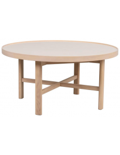 rowico home rundt sofabord i moderne design af egetræ og keramik 2