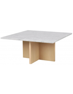 rowico home sofabord i moderne design af egetræ og marmor 2