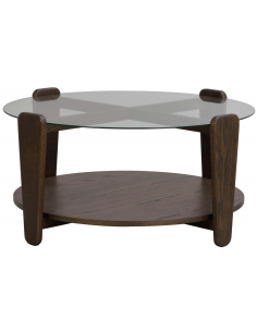 rowico home sofabord i moderne design af egetræ rundt 2