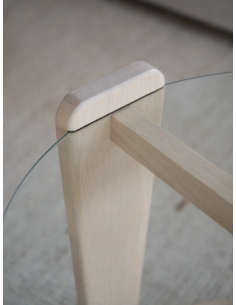 rowico home sofabord i moderne design af egetræ rundt 2