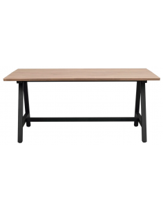 rowico home spisebord i moderne design af egetræ plankebord 2