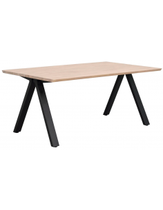 rowico home spisebord i moderne design af egetræ plankebord