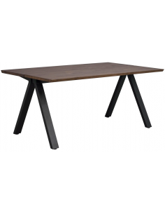 rowico home spisebord i moderne design af egetræ plankebord