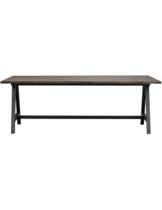 rowico home spisebord i moderne design af egetræ plankebord 2