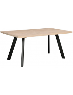 rowico home spisebord i moderne design af egetræ plankebord