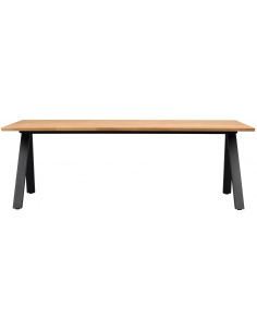 rowico home spisebord i moderne design af egetræ plankebord 2