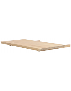 rowico home spisebord i moderne design af egetræ plankebord tillægsplade